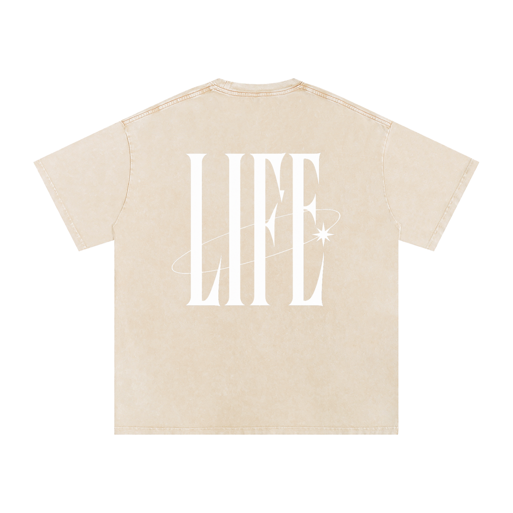 POWDER WASHED TEE — camiseta oversize lavada con logo LT y estrella, vista 6