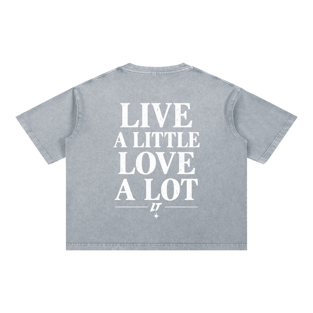 MINERAL WASH BOXY TEE — camiseta boxy con lavado mineral, LT Après Ski Club, vista 4