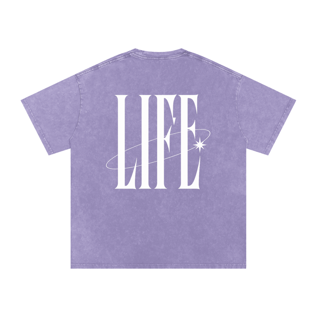 POWDER WASHED TEE — camiseta oversize lavada con logo LT y estrella, vista 12