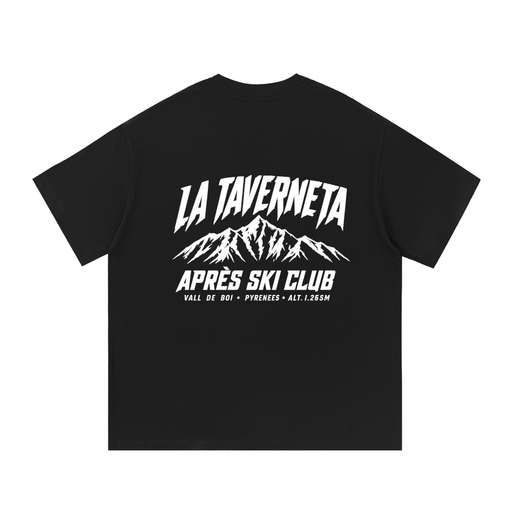 ESSENTIAL TEE BLACK — camiseta negra básica oversize, vista 2