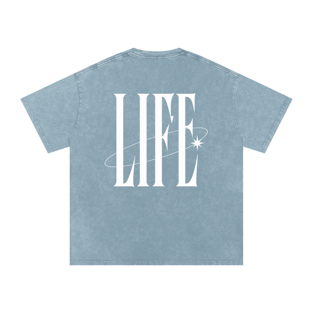 POWDER WASHED TEE — camiseta oversize lavada con logo LT y estrella, vista 24