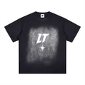 MONKEY PATCH TEE BLACK — camiseta negra lavada con parche, LT Après Ski Club, vista 1