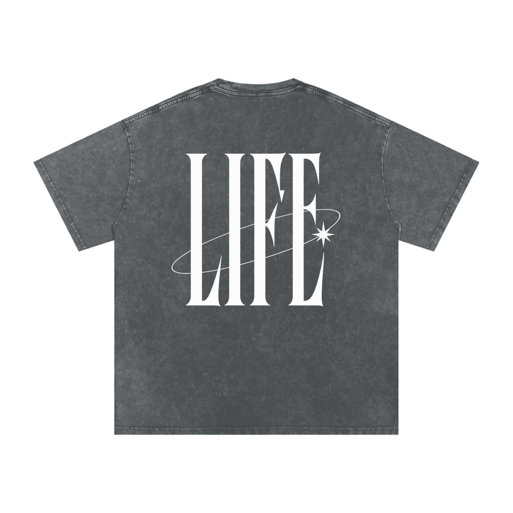 POWDER WASHED TEE — camiseta oversize lavada con logo LT y estrella, vista 34