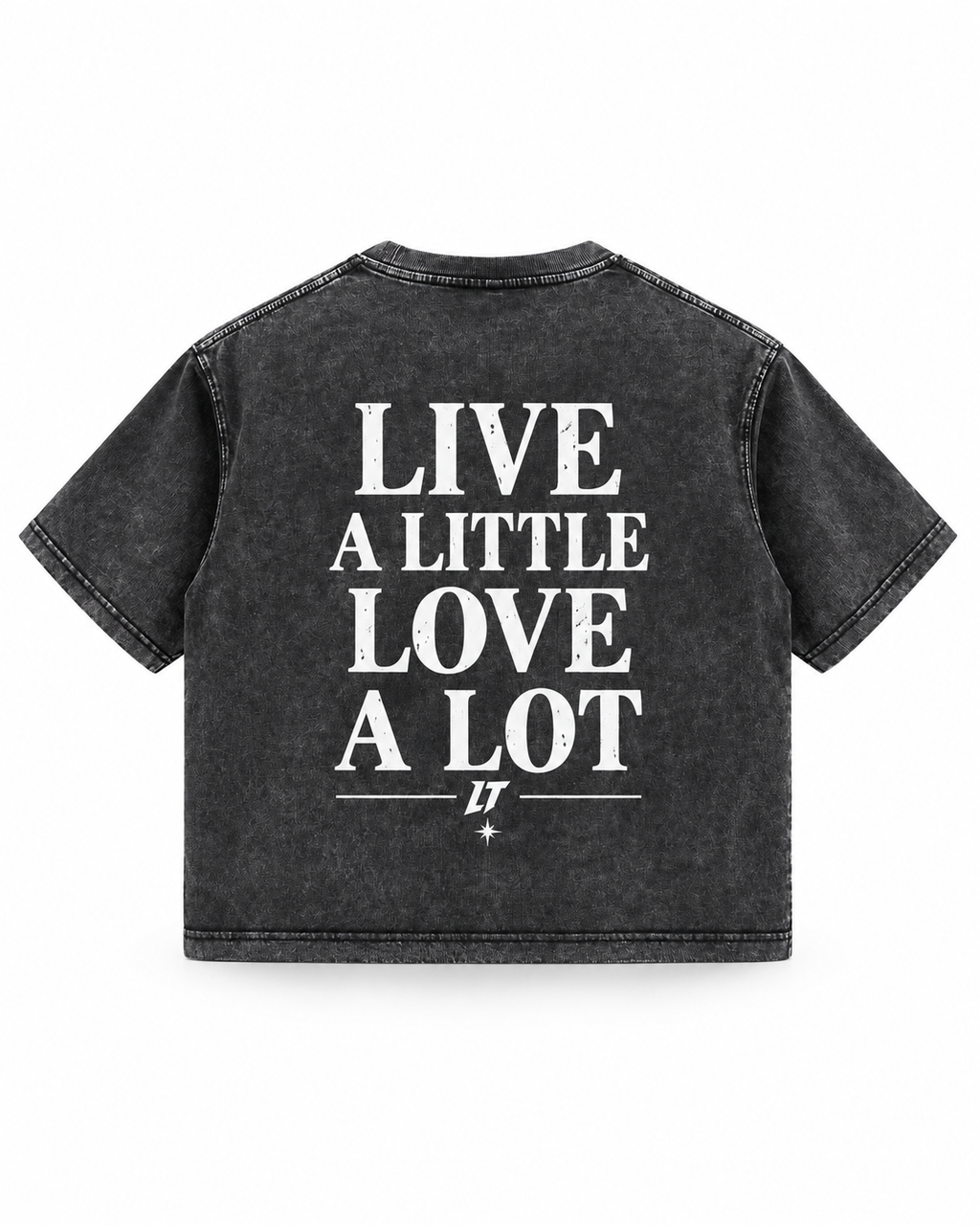 MINERAL WASH BOXY TEE — camiseta boxy con lavado mineral, LT Après Ski Club, vista 2