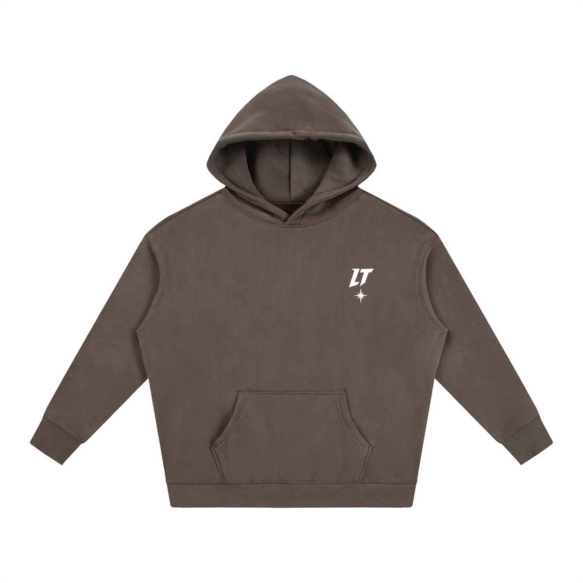 CABIN FLEECE HOODIE Marrón oscuro