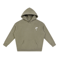 CABIN FLEECE HOODIE Café grisáceo