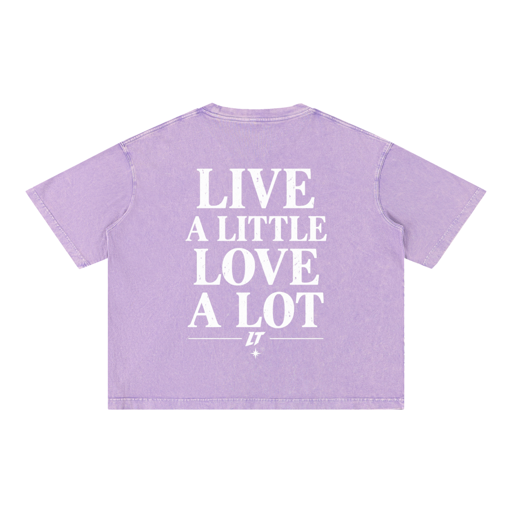 MINERAL WASH BOXY TEE — camiseta boxy con lavado mineral, LT Après Ski Club, vista 20