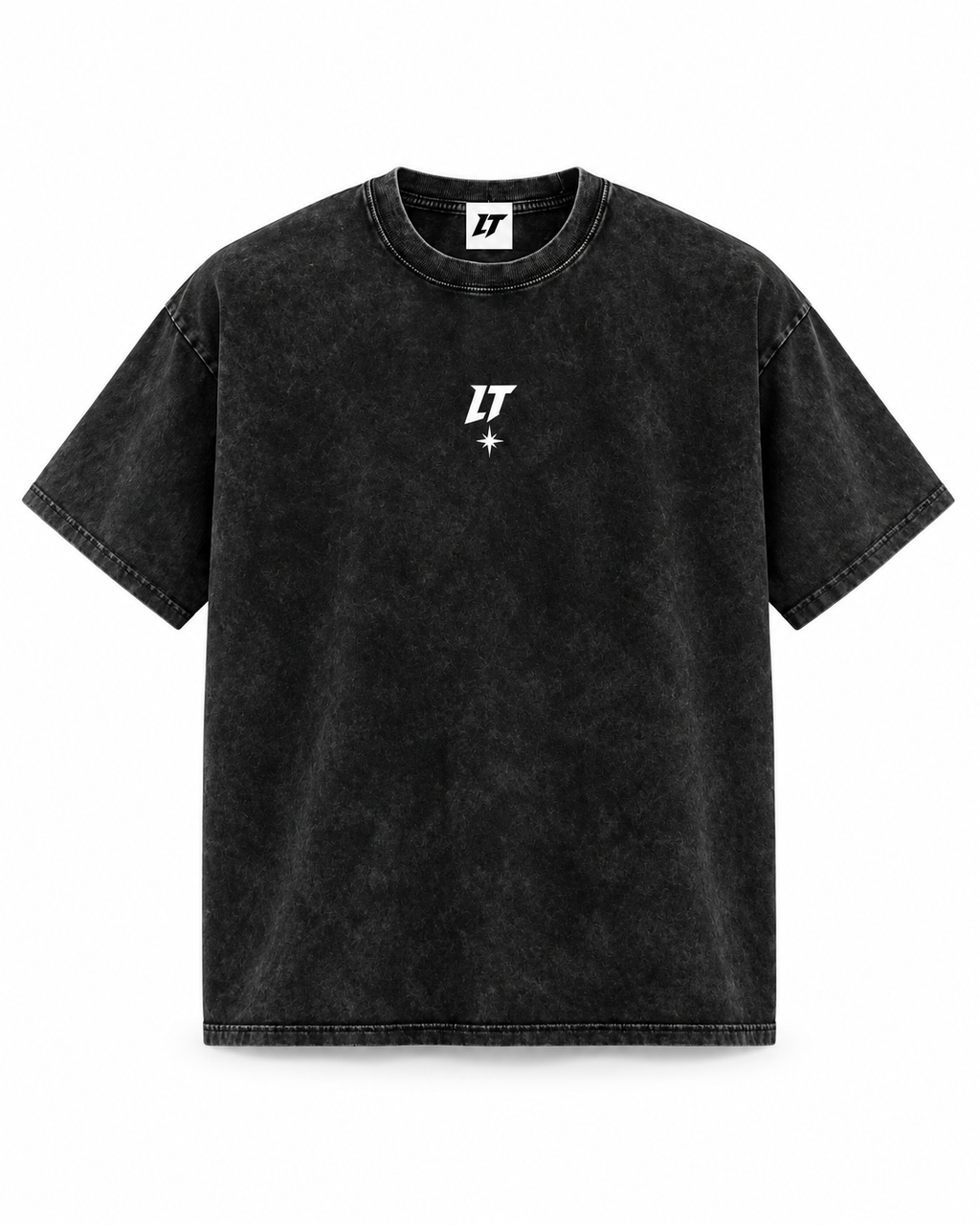 SNOW WASHED TEE BLACK