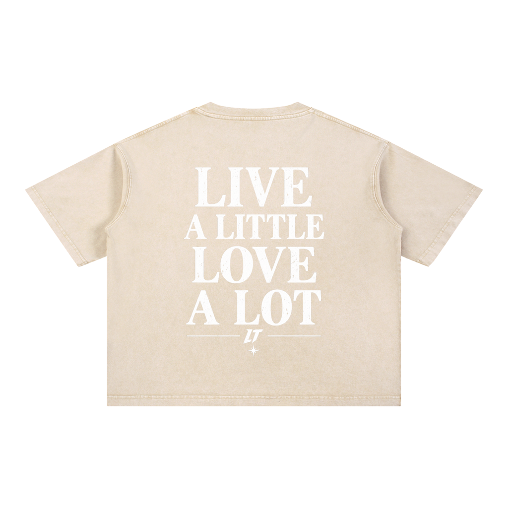 MINERAL WASH BOXY TEE — camiseta boxy con lavado mineral, LT Après Ski Club, vista 6