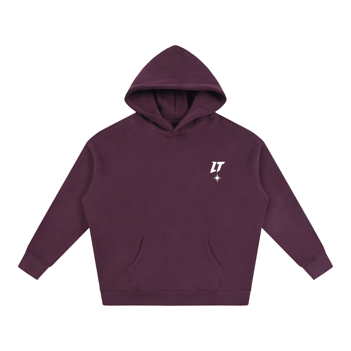 CABIN FLEECE HOODIE Ciruela
