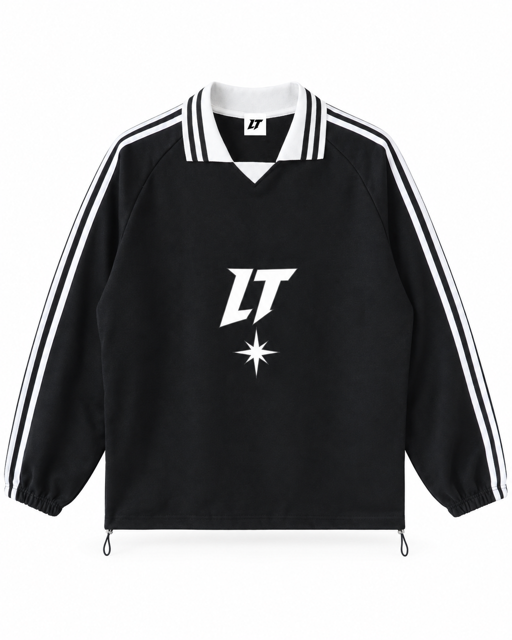 CLUBHOUSE RUGBY SWEATSHIRT — sudadera con cuello polo a rayas, LT Après Ski Club, vista 1