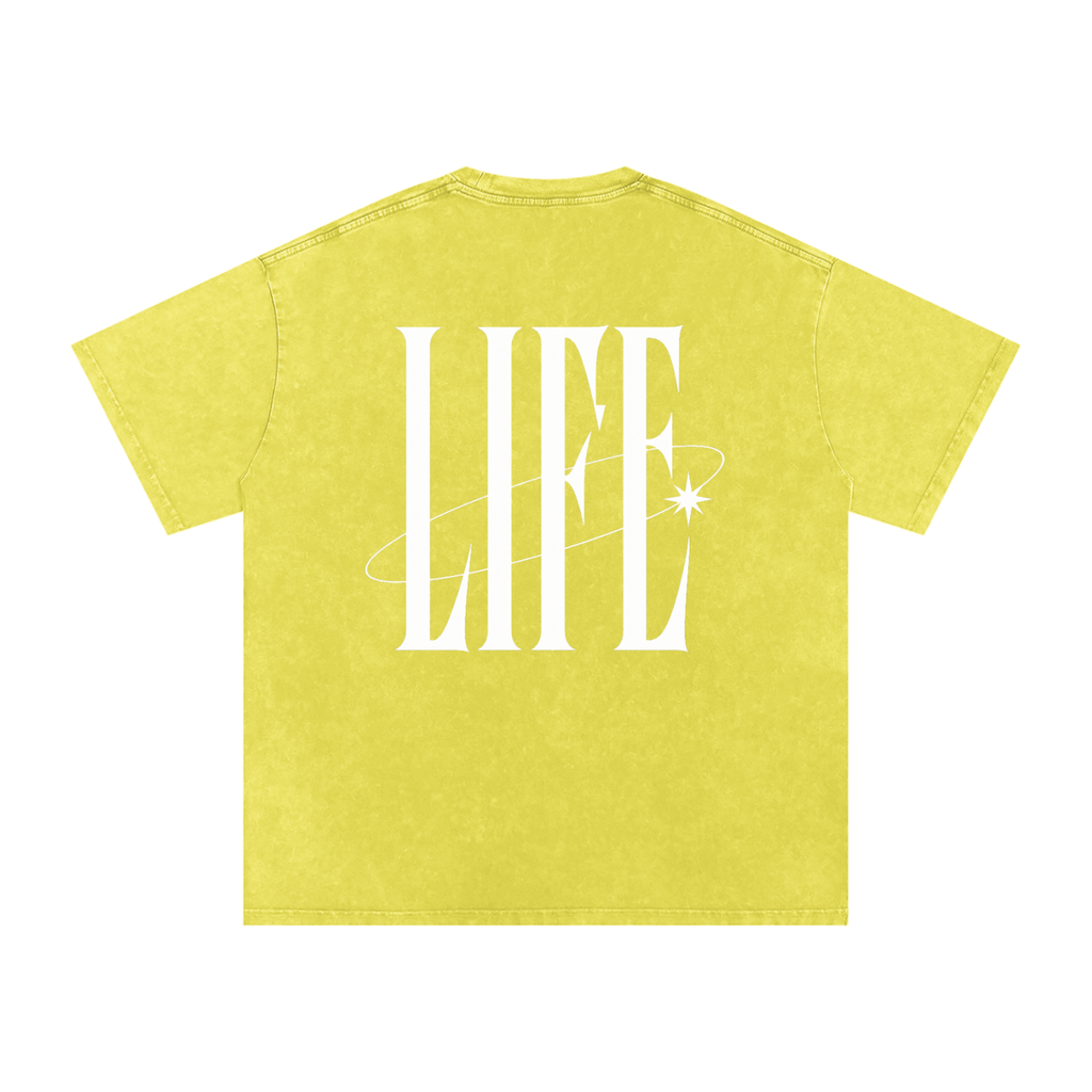 POWDER WASHED TEE — camiseta oversize lavada con logo LT y estrella, vista 46