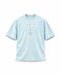 OVERSIZE CLUB TEE AZUL CIELO
