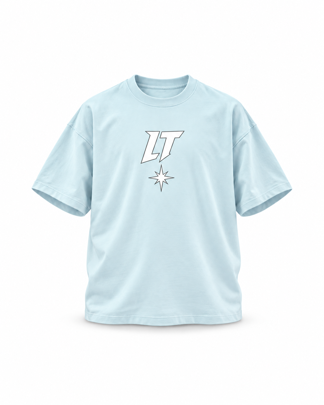 OVERSIZE CLUB TEE AZUL CIELO