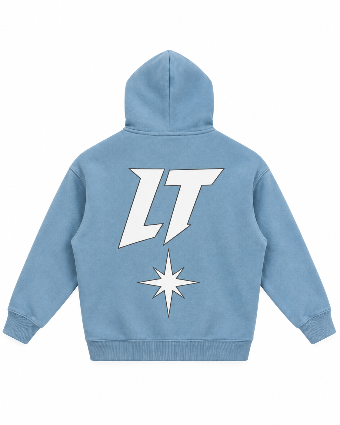 CABIN FLEECE HOODIE AZUL MEDIO